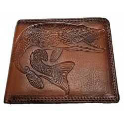 Pánská kožená peněženka štika