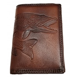 Pánská kožená peněženka štika