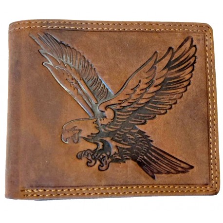 Kožená peněženka dravec