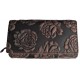 Dámská kožená peněženka růže