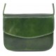 Dámská kožená kabelka zelená