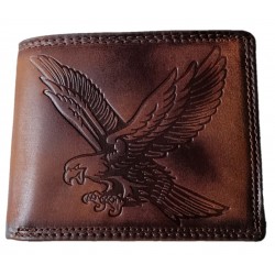 Kožená peněženka dravec