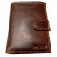 Kožená hnědá peněženka water buffalo