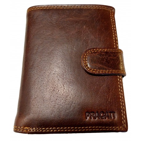 Kožená hnědá peněženka water buffalo