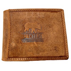 Kožená peněženka z broušené kůže HUNTERS