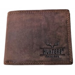 Hunters peněženka z broušené kůže