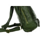 Kožený ručně šitý batoh tmavě zelený