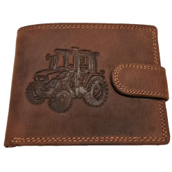 Kožená peněženka traktor