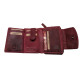 Dámská kožená peněženka kytka