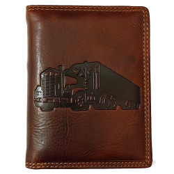 Kožená peněženka kamion