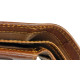 Kožená peněženka se znakem pirátské mince