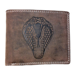 Pánská kožená peněženka kobra