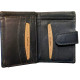Dámská kožená peněženka NAVY BLUE
