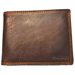 Kožená peněženka WATER BUFFALO brown PRAGATI