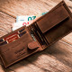 Kožená peněženka PETERSON brown