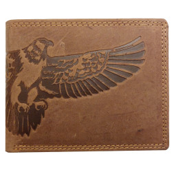 Kožená peněženka dravec