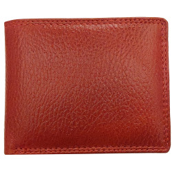 KOŽENÁ ČERVENÁ PENĚŽENKA