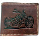 Kožená peněženka MOTORKA BROWN