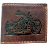 Kožená peněženka MOTORKA BROWN