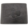 Kožená peněženka black OFFROAD